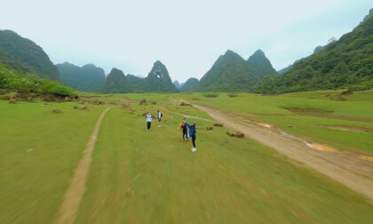 Crossing the mountains