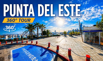 Punta del Este 360° Onboard Driving Tour | Sunny Day in Uruguay | 8K