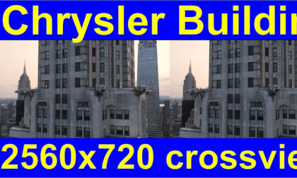 Chrysler Building, New York in 3D cross-view "by angel's eyes - iXYt" as VR or TR Chrysler Building, New York in 3D cross-view "by angel's eyes - iXYt" as VR or TR