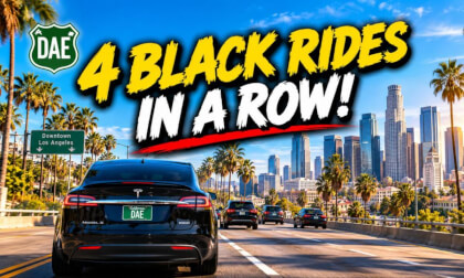 I Got 4 Black Rides in a Row… | Uber & Lyft in LA