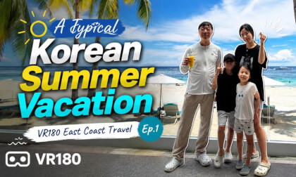 [VR180 8K 3D] A Typical Korean Summer Vacation | VR180 East Coast Travel Ep. 1