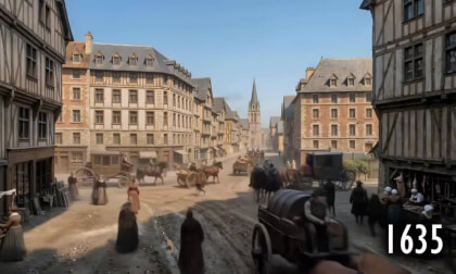 From the same perspective, Paris from ancient times to the present