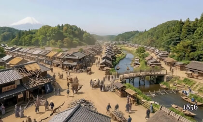 The 2,500-year history of changes in Tokyo