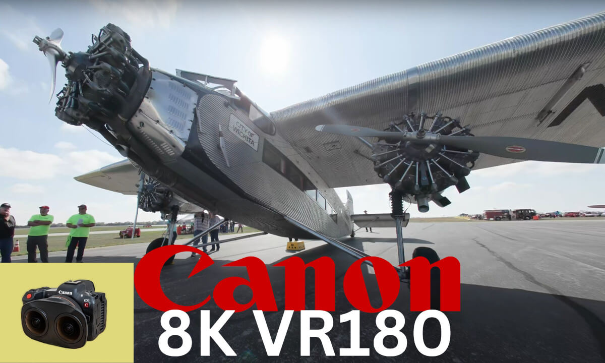1928 Ford Tri-Motor 5-AT-B at Wings & Wheels Car Show Findlay Ohio 2023 Canon 8K60 VR180