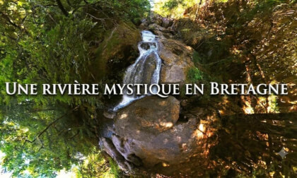 Cascade Mystique en Bretagne dans les Monts d'Arrée avec le bruit de la rivière ASMR - FRANCE