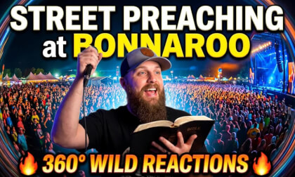 "Bonnaroo Street Preacher Goes OFF in 360° – Epic Festival Outreach"