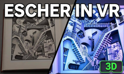 I Converted an M.C. Escher Book into a VR Experience [Stereoscopic 3D]