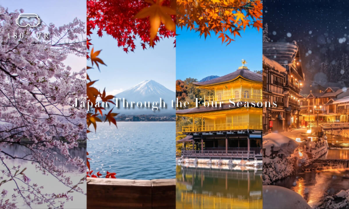 Japan Through the Four Seasons in VR180 — AI-Generated, One-Click Convert | Ovako