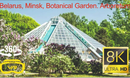 Minsk, Belarus. Botanical Garden Arboretum
