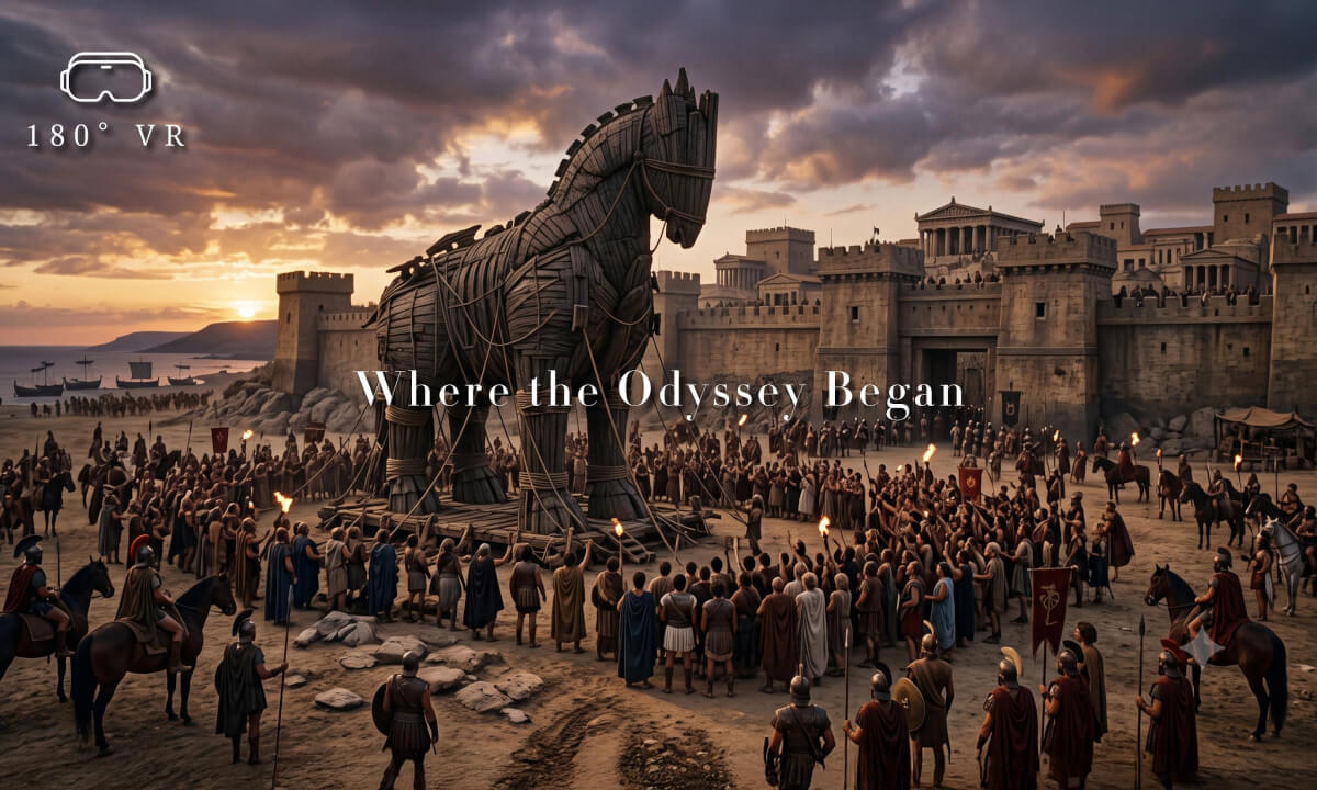 The Trojan Horse — Where the Odyssey Began | VR180 トロイの木馬