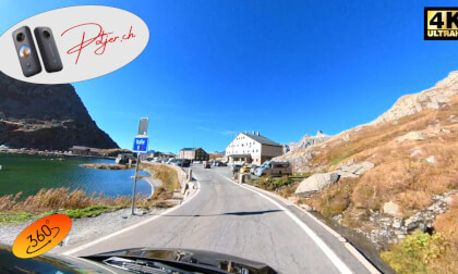 Drivers View  360° VR - Great St Bernard Pass 2'469m Switzerland - Start near Martiny - Part 3 Drivers View  360° VR - Great St Bernard Pass 2'469m Switzerland - Start near Martiny - Part 3