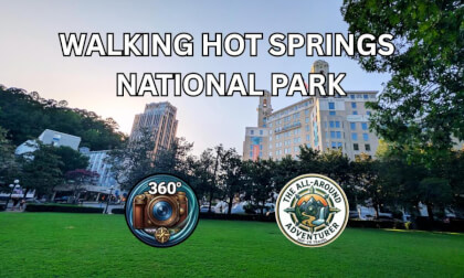 360° VR Walking Tour: Bathhouse Row, Downtown Shops & Thermal Springs
