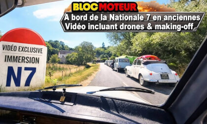 Immersion 360° à bord de véhicules mythiques sur la Nationale 7