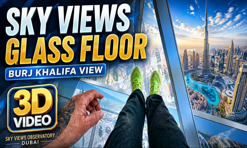 Sky Views Observatory Glass Floor & Burj Khalifa