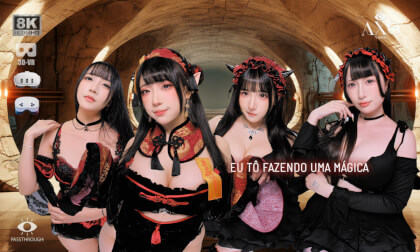 [S8K 3DMR] EU TÔ FAZENDO UMA MÁGICA | SUCCUBUS Coser | Passthrough for Quest MR | Be Original