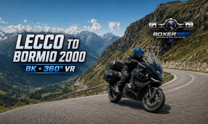 🇮🇹 Italian Alps | Lecco to Bormio 2000 | BMW R1300 RT 8K 360° VR Ride