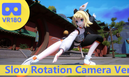 [MMD] [VR180] Kagamine Rin/鏡音リン | 1, 2 Fanclub いーあるふぁんくらぶ  [Slow Camera Version]