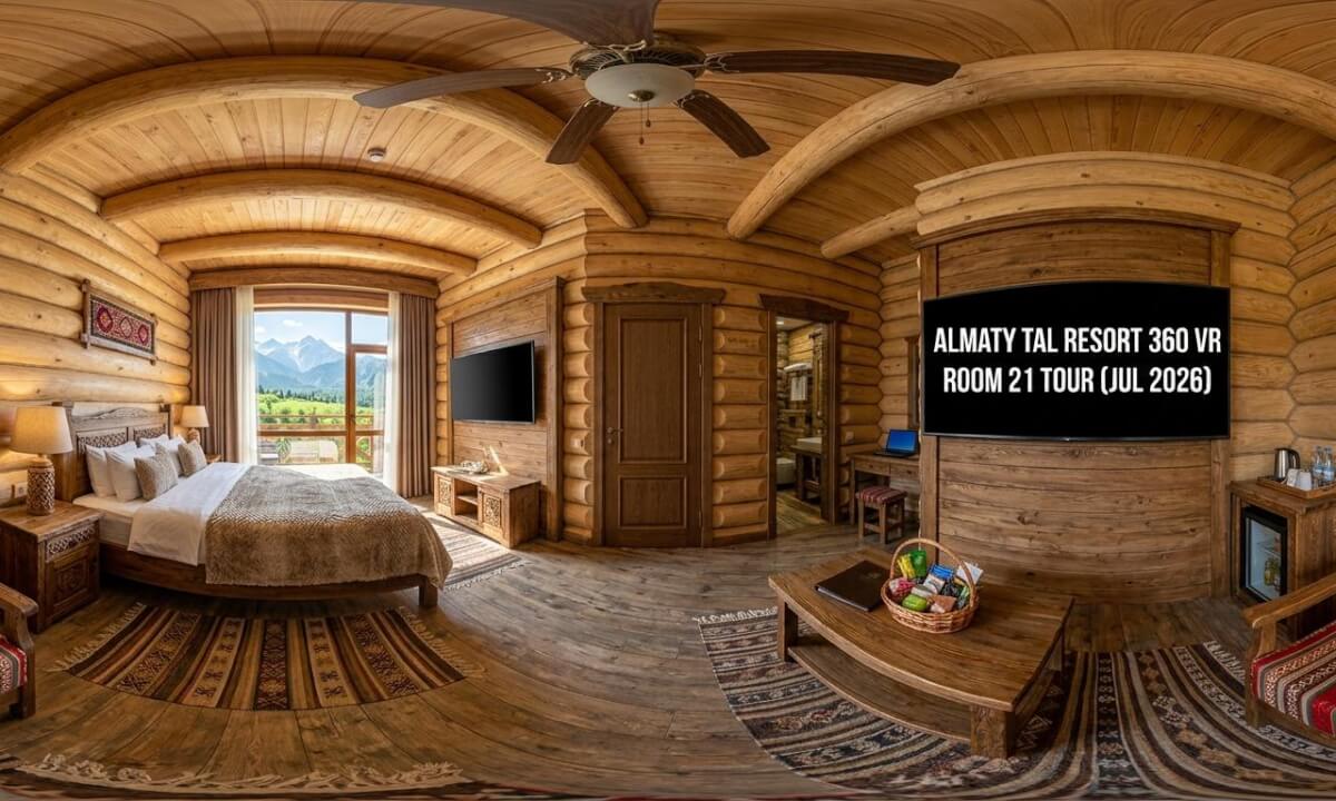 Almaty Tal Resort 360 VR Room 21 Tour (Jul 2026)