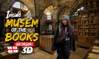 Inside Georgia’s Museum of Books 📚🇬🇪 | Russian Explanation + Subtitles | 3D