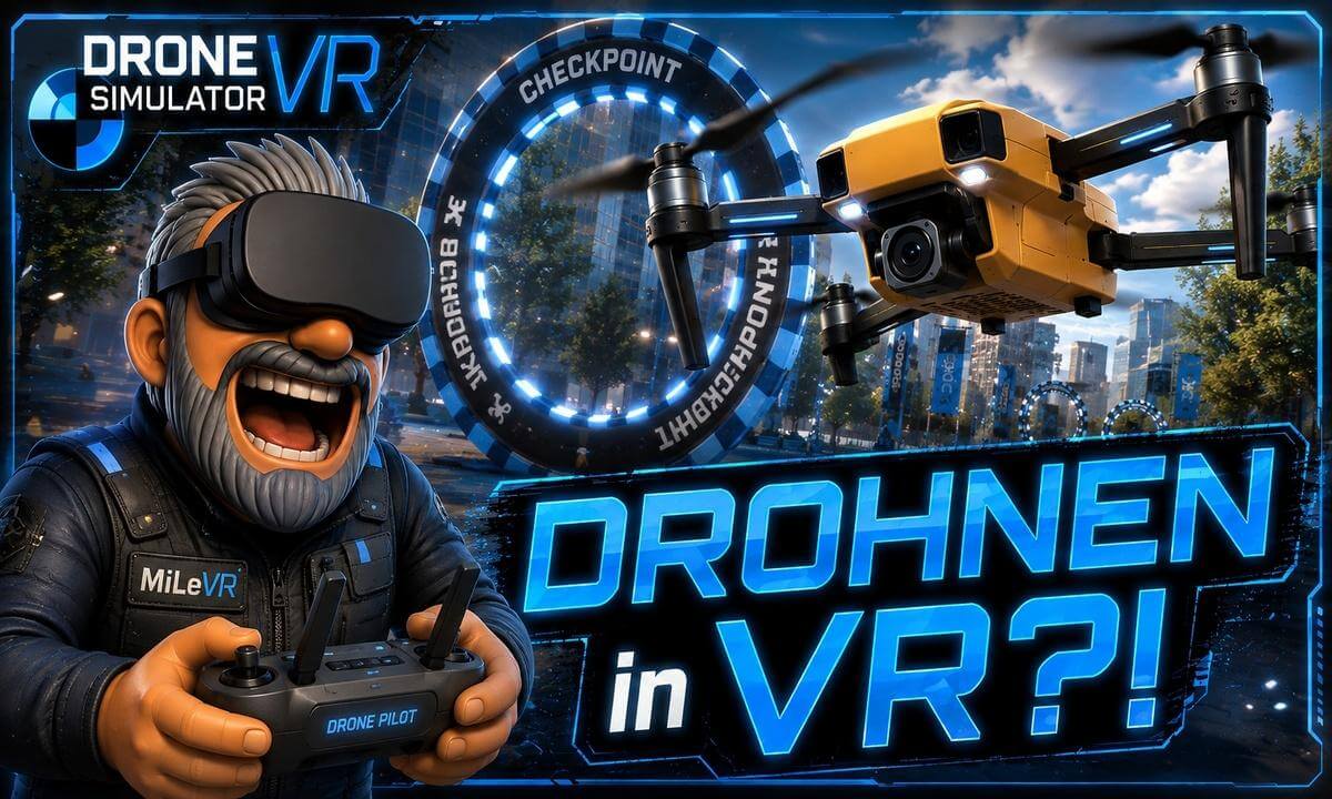 Ich hätte nie gedacht, dass Drohnen in VR SO viel Spaß machen! (3D SBS)