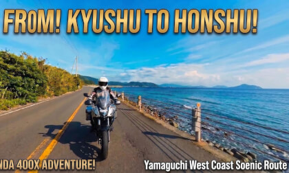From Kyushu to Honshu Under the Sea! 🛵 Yamaguchi Coast Epic Tour | Honda 400X