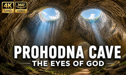 Prohodna Cave 4K 360° | Walk Through Bulgaria’s “Eyes of God” | immersive virtual tour