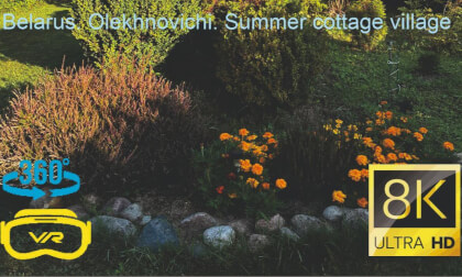 A typical Russian (Belarusian Olehnovichi) dacha (country house)
