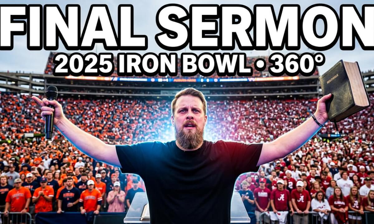 Preaching to the Crowds at the 2025 Iron Bowl | 360° Sermon | Alabama vs Auburn