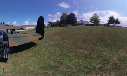 Greenwood Aviation Museum Exterior Aircraft Dsiplays - Clip 7