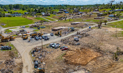 360° View of EF-4 Tornado 1 week into recovery.