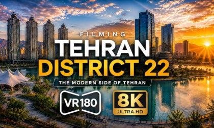 Tehran District 22 in 8K VR180 | The Modern Side of Tehran
