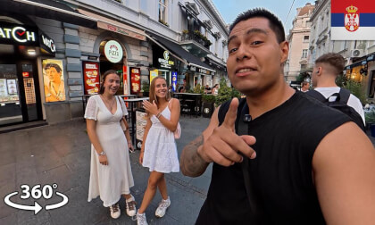 Belgrade Walking Tour 360° | Knez Mihailova Street, Serbia