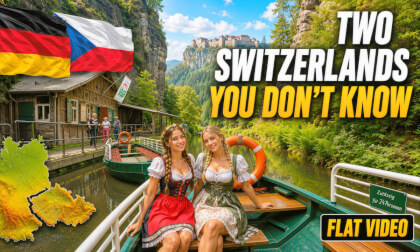 🇩🇪 🇨🇿 Two Switzerlands you’ve probably never heard of — Saxon Switzerland and Bohemian Switzerland. ⛰️