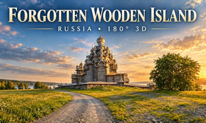 Forgotten Wooden Island, Russia