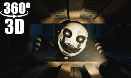 360º VR Horror: The SCARIEST thing under your bed 😱  FNaF VR