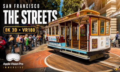 San Francisco Part II: City Streets | Immersive VR180 8K 3D Travel (Apple Vision Pro & Meta Quest)
