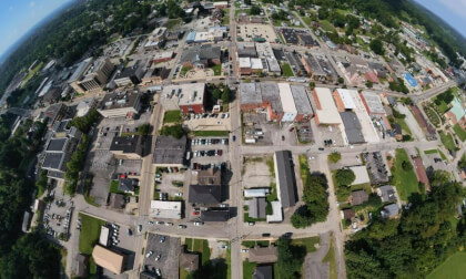 Interactive Aerial of London, Kentucky