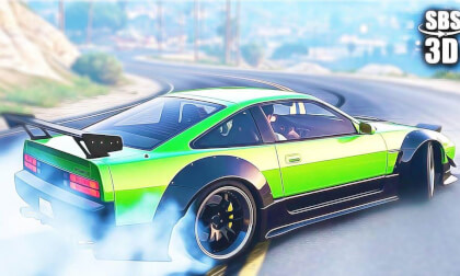 VR First Person Drift Driving! GTA 5 VR Video