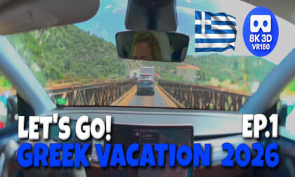 VR180 3D 8K | VLOG 17 | From Poland 🇵🇱 to Greece 🇬🇷 Let's GO - Vacation Series Starts Now!