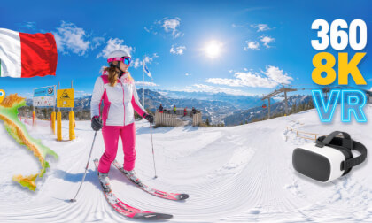 🎿Amazzonia & Nube d’Oro – Two Black Runs in Madonna di Campiglio 🇮🇹 Dolomites Italy | VR360 8K