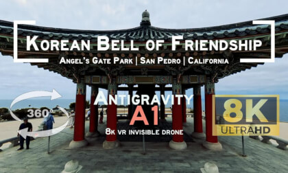 Korean Bell of Friendship | California | Invisible Drone