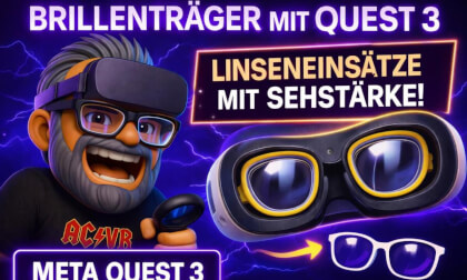 Meta Quest 3 für Brillenträger – Linseneinsätze mit Sehstärke im Test