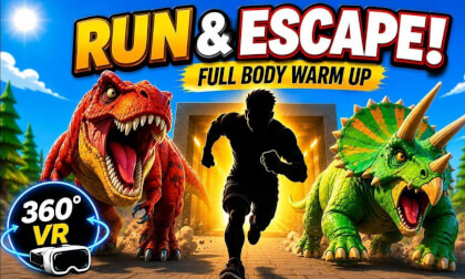 Immersive Interactive Warm Up || Cardio || TREX RUN | Easy Daily Routine | Full Body #1