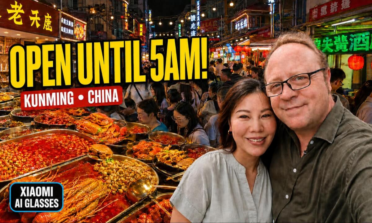 Kunming Night Market Until 5AM | Xiaomi AI Glasses POV