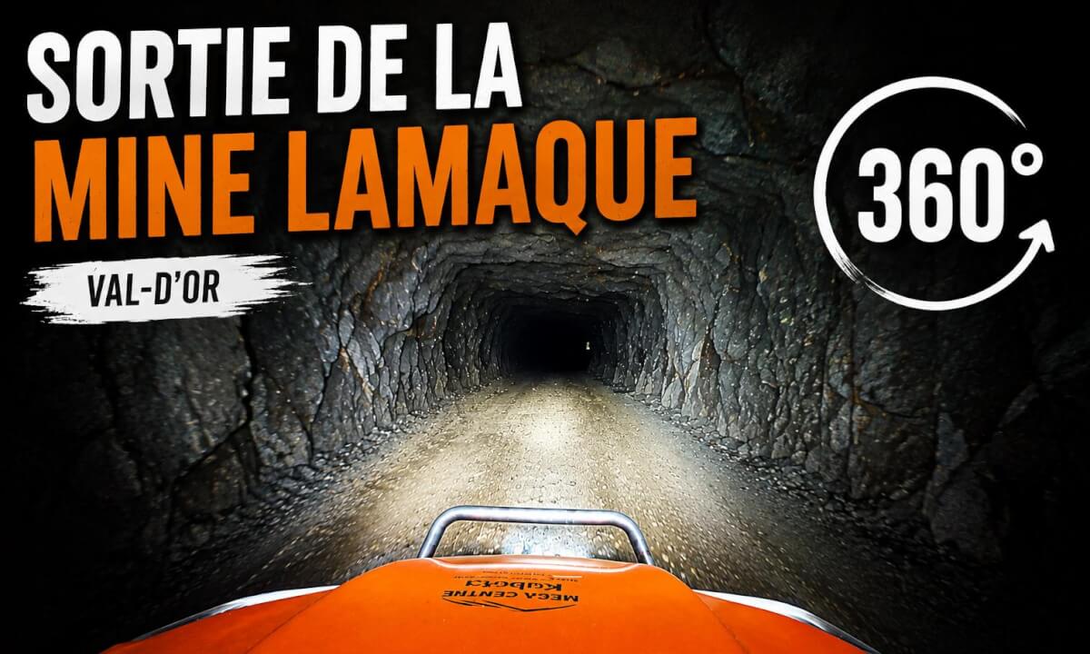 Remontée de l'ancienne mine Lamaque, Val d'Or, Quebec, Canada en360