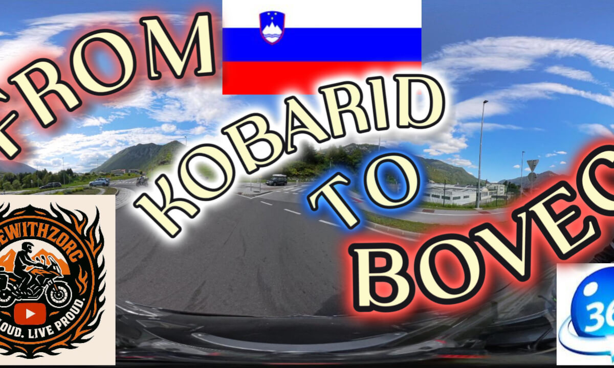 360° Motorcycle Ride 🇸🇮 KOBARID to BOVEC | BMW R 1200 RT Scenic Soča Valley Adventure