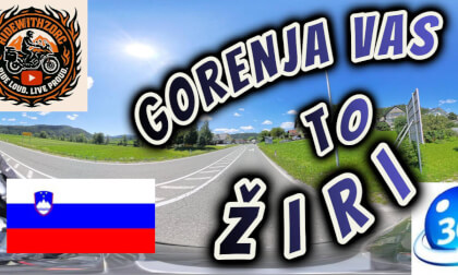 Slovenian Roads 360° Ride: Gorenja Vas to Žiri on BMW R 1200 RT | POV Motorcycle Touring