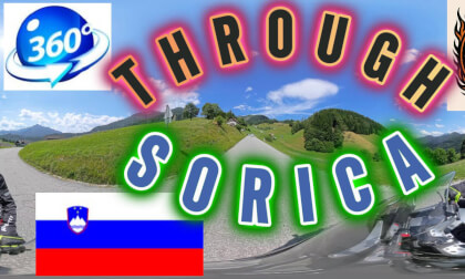 Slovenian Roads 360° Uphill Ride Through Sorica 🇸🇮 | BMW R 1200 RT POV Motorcycle Touring