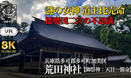 【180°3D VR】⚠️ 播磨国二宮  荒田神社 （ARATA JINJYA (Shrine)）