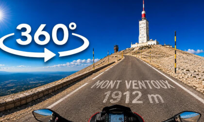 Mont Ventoux from Malaucene | 8K 360 VR Motorcycle Ride
